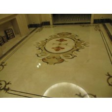 Превосходный светлый пол по технологии WaterJet